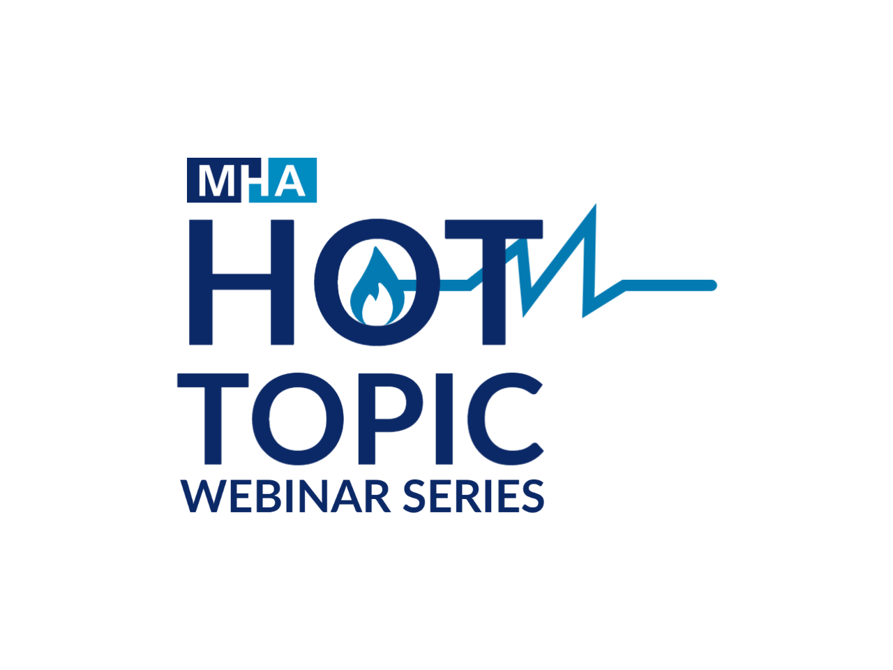 Logo for MHA's Hot Topics webinar series