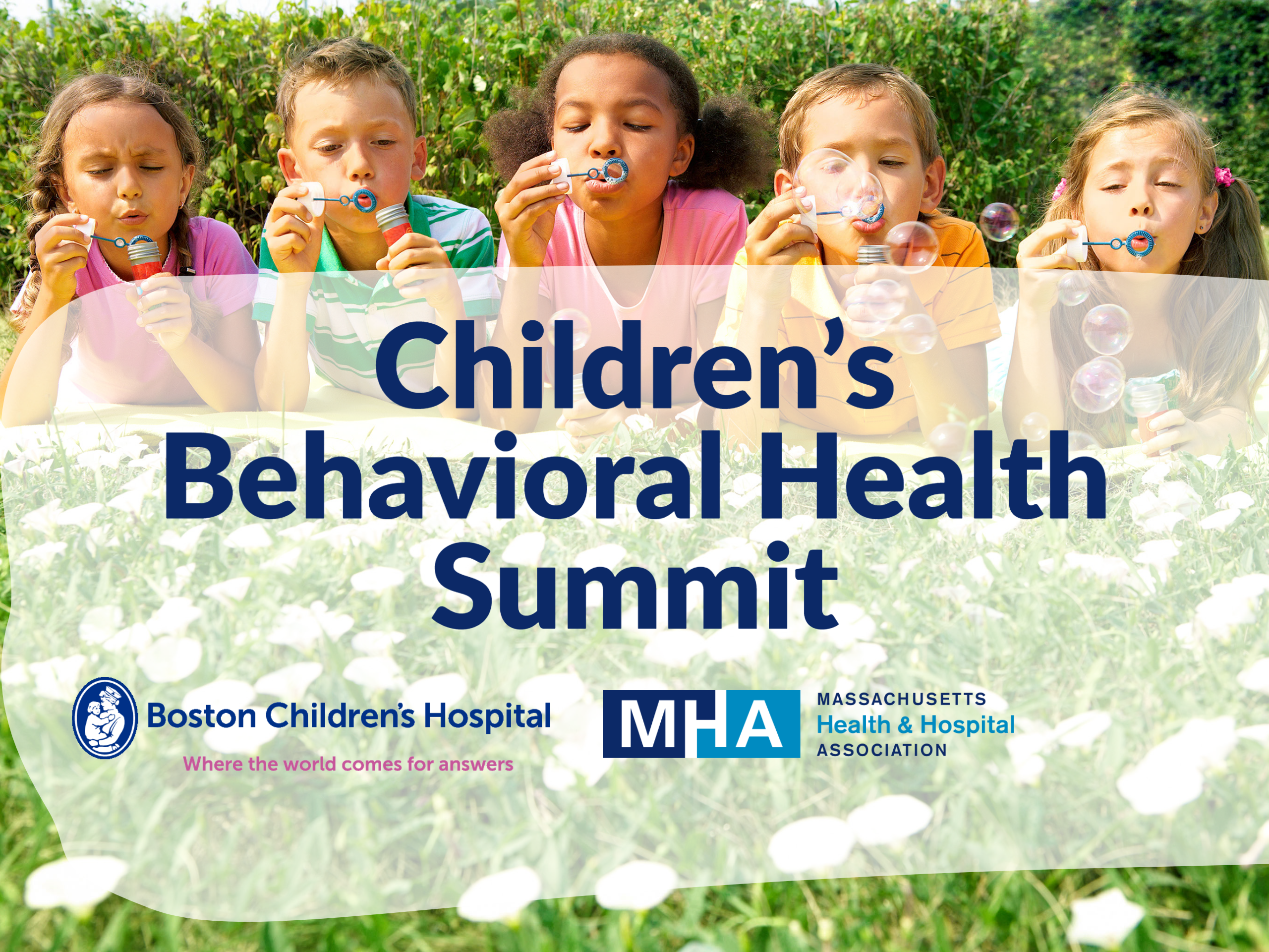 An event image for MHA and Boston Children's Hospital's Children's Behavioral Health Summit