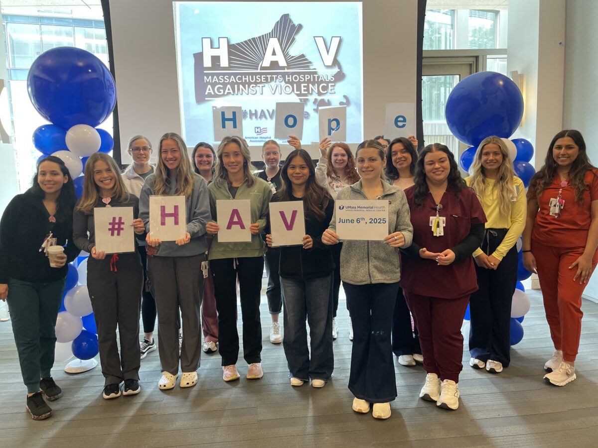 UMass Memorial Health promotes zero tolerance for violence in healthcare on #HAVHope Friday, advocating for safer, more equitable care across the Commonwealth.