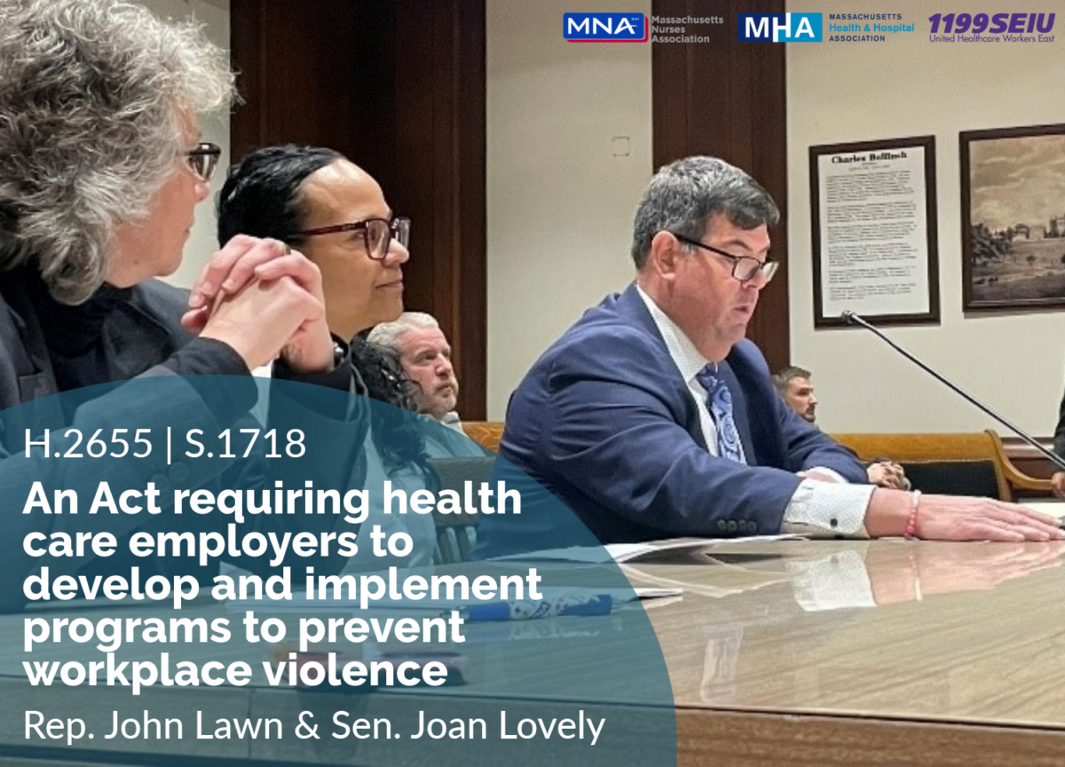 MHA supports legislation to reduce healthcare workplace violence in Massachusetts